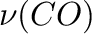 $\nu(CO)$